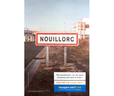SNCF, affichage publicitaire « Nouillorc » de 2005