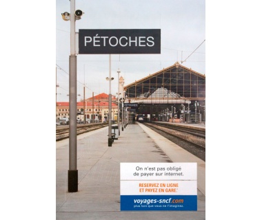 SNCF, affichage publicitaire « Pétoches » de 2005
