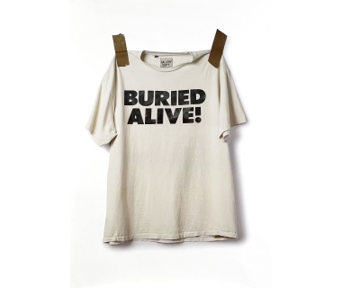 Affiche originale par Josué Thomas, visuel "BURIED ALIVE!"