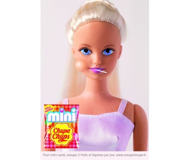 Chupa Chups gamme "Mini classique"  Poupée Sindy
