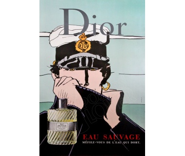 Dior, Eau Sauvage, "Méfiez-vous de l'eau qui dort", Corto Maltese