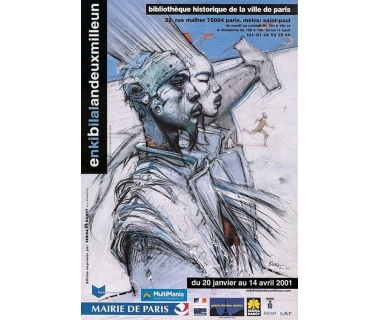 Enki Bilal "andeuxmilleun" à la bibliothèque historique de Paris