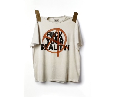 Affiche originale par Josué Thomas, visuel "FUCK YOUR REALITY!"