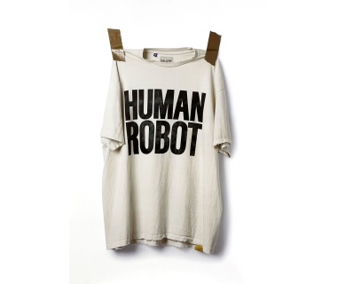 Affiche originale par Josué Thomas, visuel "HUMAN ROBOT"