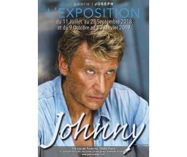 L'Exposition Johnny Halliday à la Galerie Joseph. (Portrait)