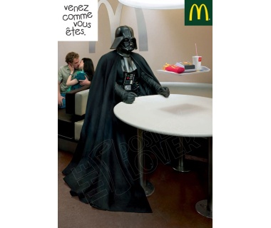 Mac Donald, venez comme vous êtes avec Dark Vador