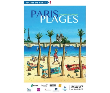 "Paris Plage" 2014 vu par Loustal