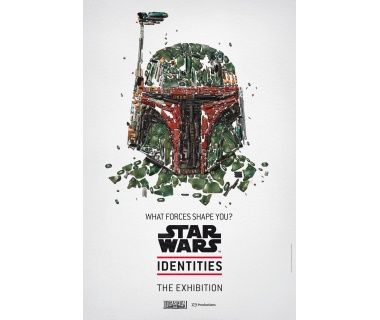 Affiche originale "Boba-Fett", l'exposition "Starwars Identities" à la cité du cinéma