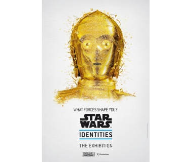 Affiche originale "C-3PO", l'exposition "Starwars Identities" à la cité du cinéma