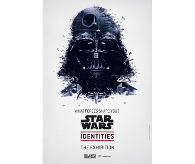 Affiche originale "Darth Vader", l'exposition "Starwars Identities" à la cité du cinéma