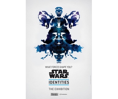 Affiche originale "Vader Papillon", l'exposition "Starwars Identities" à la cité du cinéma