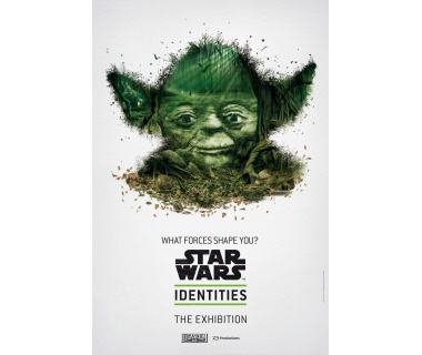 Affiche originale "Yoda", l'exposition "Starwars Identities" à la cité du cinéma