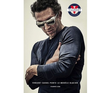 Vuarnet Vincent Cassel porte le modèle Glacier