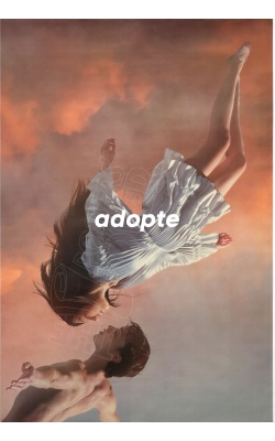 Affiche originale "ADOPTE un MEC", "Le baisé divin de la vie"