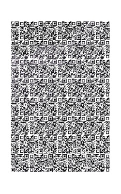 Affiche originale  "Street ART" pour ADOPTE UN MEC, visuel QRCode