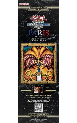 Affiche originale Yu-Gi, Oh (Exodia l'Interdit) du championnat du monde 2025 à Paris