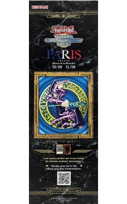 Affiche originale Yu-Gi, Oh (Magicien Sombre) du championnat du monde 2025 à Paris