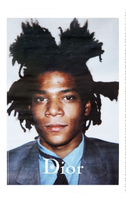 Affiche originale DIOR "Jean-Michel Basquiat par Andy Warhol