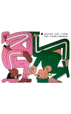 APPLE célèbre les JO 2024 avec Simon Landrein, visuel "Break Dance"