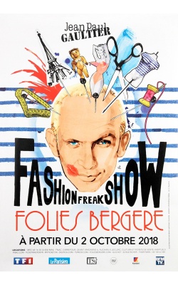 Folies Bergère Fashion Freak Show - Jean Paul Gaultier, fond blanc