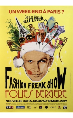Folies Bergère Fashion Freak Show - Jean Paul Gaultier, visuel jaune