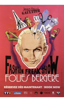 Folies Bergère Fashion Freak Show - Jean Paul Gaultier, visuel rouge