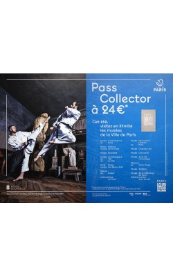 Paris Musée fête les jeux 2024, visuel "Pass collector 24€ - Karatéka"