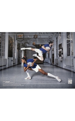 Paris Musée fête les jeux 2024, visuel "Rugby"