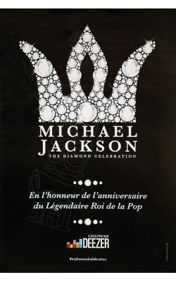Affiche originale Michel Jackson "The Diamond Celebration"