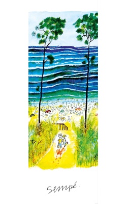 Jean-Jacques Sempé "Beach Love" Paris 2019