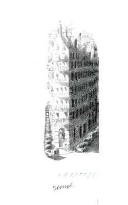Jean-Jacques Sempé "Immeuble" Paris 2019
