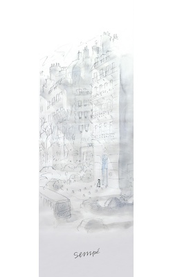 Jean-Jacques Sempé "Immeuble Porte Bleue" Paris 2019