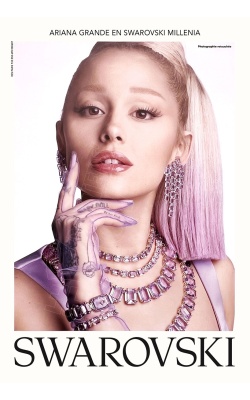 Affiche originale Ariana Grande pour Swarovski, "Millenia"