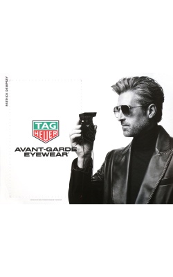 Affiche originale avec Patrick Dempsey pour "Tag Heuer"