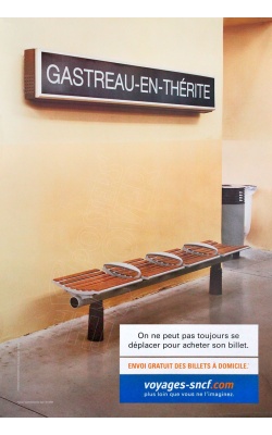 SNCF, affichage publicitaire « Gastreau-En-Thérite » de 2005