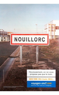 SNCF, affichage publicitaire « Nouillorc » de 2005