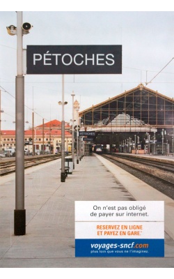 SNCF, affichage publicitaire « Pétoches » de 2005