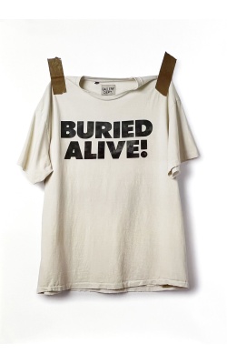 Affiche originale par Josué Thomas, visuel "BURIED ALIVE!"