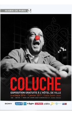 Coluche à l'Hôtel de Ville de Paris