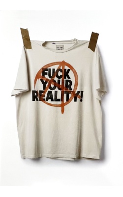 Affiche originale par Josué Thomas, visuel "FUCK YOUR REALITY!"