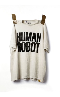 Affiche originale par Josué Thomas, visuel "HUMAN ROBOT"