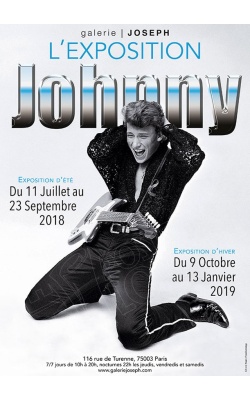 L'Exposition Johnny Halliday à la Galerie Joseph. (Guitare)