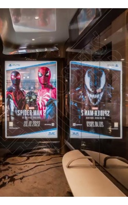 Affiche lenticulaire pour le jeu "Marvel’s Spider-Man 2"