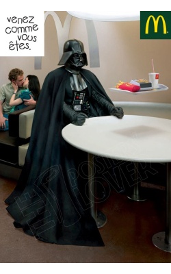 Mac Donald, venez comme vous êtes avec Dark Vador