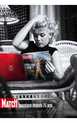 "Paris Match, Iconique depuis 75 ans" - Marylin et Taylor Swift