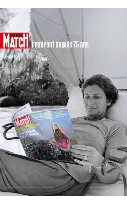 "Paris Match, inspirant depuis 75 ans" - Simone Veil