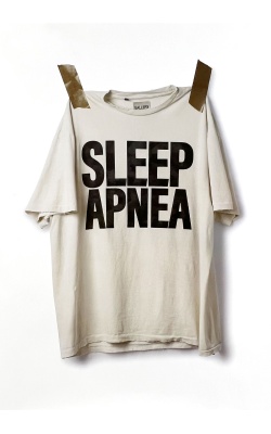 Affiche originale par Josué Thomas, visuel "SLEEP APNEA"