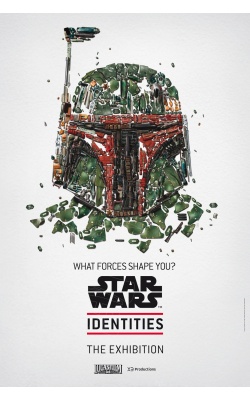 Affiche originale "Boba-Fett", l'exposition "Starwars Identities" à la cité du cinéma