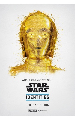 Affiche originale "C-3PO", l'exposition "Starwars Identities" à la cité du cinéma