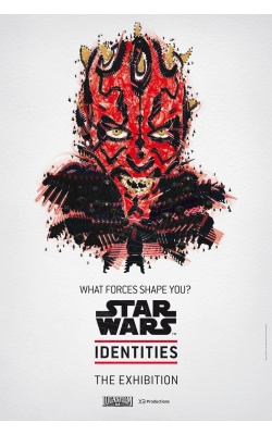Affiche originale "Darth-Maul", l'exposition "Starwars Identities" à la cité du cinéma